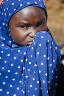 Portrait of a girl in the community of Maraban Dare, in Plateau state, 07/02/2024