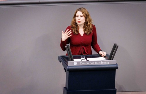 Jamila shepherd (Alliance 90/The Greens), recorded during a speech on the euro balance sheet in the