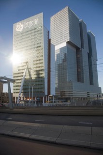 KPN Telecom Building, Rotterdam, Netherlands designed by architect Renzo Piano completed in 2000.