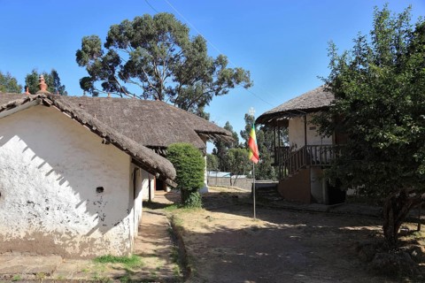 In the museum on Mount Entoto near Addis Ababa, Ethiopia, Africa