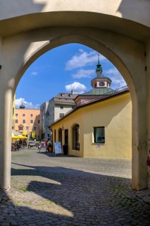 Upper town square, Hall in Tyrol, Inntal, Tyrol, Austria, Europe