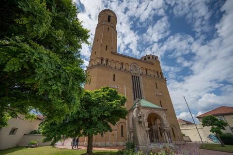 St Otto Church, built from 1912 to 1914, Siechenstraße 61, Bamberg, Upper Franconia, Bavaria,