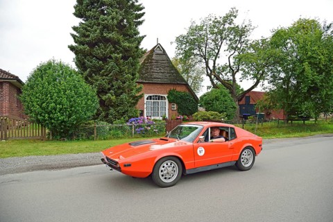 Europe, Germany, Lower Saxony, Lower Elbe Classics, classic car tour, Saab Sonett, year of