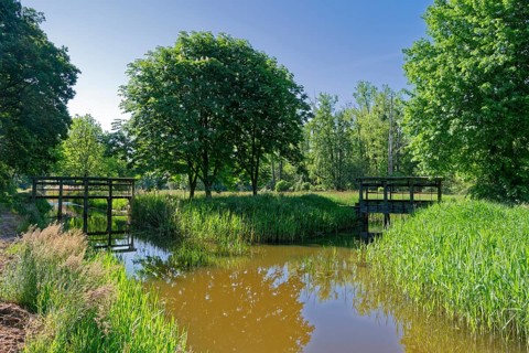 Locks on the Friedrichskanal and Dannefelder Moorgraben in the UNESCO Drömling Biosphere Reserve.