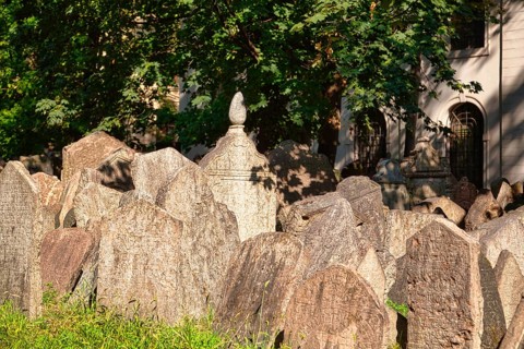 Old Jewish Cemetery, Prague, Czech Republic, Europe