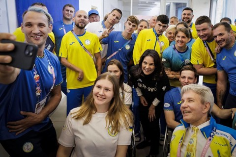 Annalena Bärbock (Alliance 90/The Greens), Federal Foreign Minister, photographed during a visit to