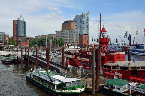 Europe, Germany, Hamburg, Elbe, HafenCity, Kehrwiederspitze, Columbus Haus, Hanseatic Trade Centre