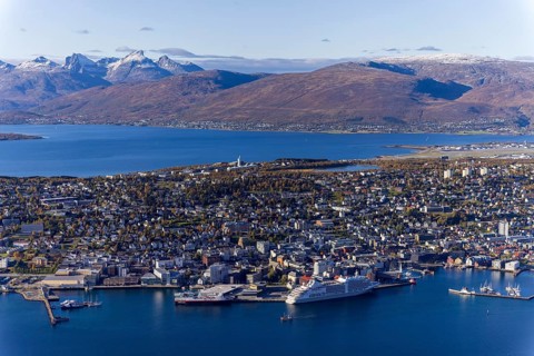 View of Tromso, September 2024, Norway, Europe