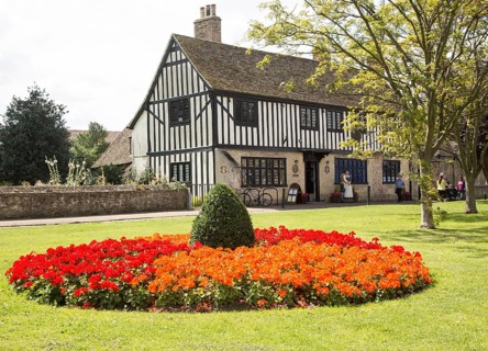 Historic Oliver Cromwell house, Ely, Cambridgeshire, England, UK