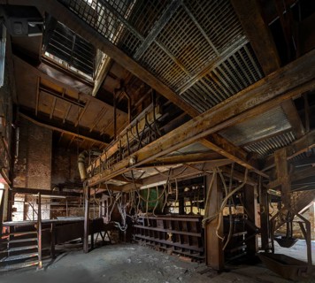 The Muldenhütten smelter site is more than 800 years old. The still existing, historical and