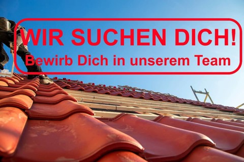Roofer job advertisement: We are looking for you lettering