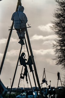 Beginning of the eviction of the Lützerath hamlet, camp of climate activists and squatters, at the