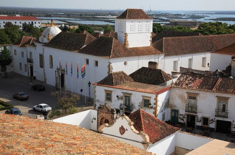 Monastery complex, Nossa Senhora da Assuncao, at the Se Cathedral in Faro, Algarve, Portugal,
