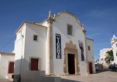 Church Igreja Sao Vicente in Albufeira, Algarve, Portugel