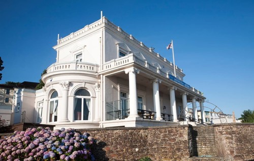 Victorian building of the Paignton Club, Paignton, Devon, England dating from 1882