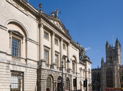 The Guildhall in Bath, Somerset, England built between 1775 and 1778 by Thomas Baldwin