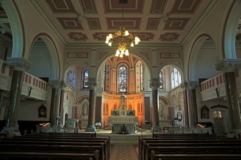 Interior of cathedral church of Saint Patrick, Skibbereen, County Cork, Ireland, Irish Republic,