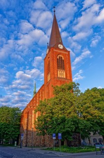 The church of St Jacobi in the old town of Stendal in the Altmark. Hanseatic city of Stendal,
