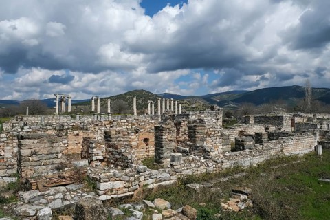 Excavation site site of the ancient city of Aphrodisias, today's city of Geyre, Karacasu, Aydin,