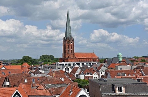 Europe, Germany, Hamburg Metropolitan Region, Lower Saxony, Stade District, Buxtehude, Old Town