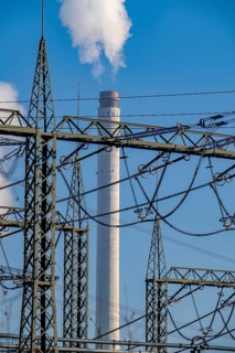 380 kV system, switchgear, from transmission system operator Amprion, in the Emscherbruch in