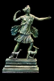 Statuettes depicting Diana the huntress from the 2nd-3rd century, Museo Archeologico Concordiese
