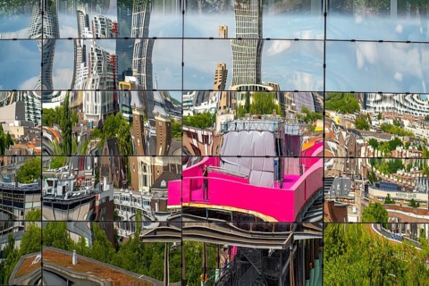 The Boijmans Van Beuningen depot in Rotterdam, show depot of the Boijmans Van Beuningen art museum,