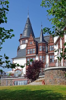 Europe, Germany, Mecklenburg-Western Pomerania, Klink Castle on the Müritz near Waren, castle