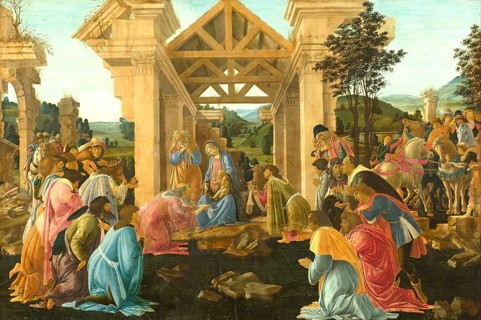 The Adoration Of The Magi, Painting by Sandro Botticelli (1 March 1445, 1510), one of the most