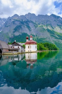 St. Bartholomä am Königssee, Berchtesgadener Land, Upper Bavaria, Bavaria, Germany, Europe