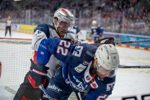 10.03.2024, DEL, German Ice Hockey League season 2023/24, 1st playoff round (pre-playoffs) : Adler