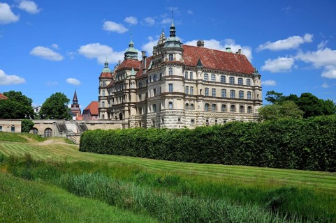 Europe, Germany, Mecklenburg-Western Pomerania, Güstrow, Güstrow Castle, built in the 16th century,