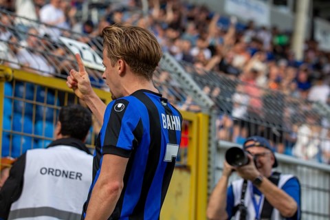06.04.2024, Football 3rd division, Season 2023/24, Matchday 32: Waldhof Mannheim vs SpVgg