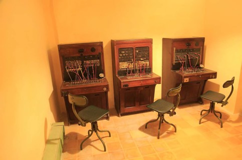Lascaris War Rooms underground museum, Valletta, Malta telephone exchange