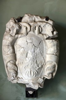Heraldic coat of arms of the Doria family in the Palazzo di Andrea Doria, Piazza dei Principe,