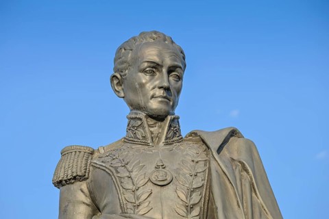 Monument to Simon Bolivar, Potsdamer Straße, Tiergarten, Mitte, Berlin, Germany, Europe