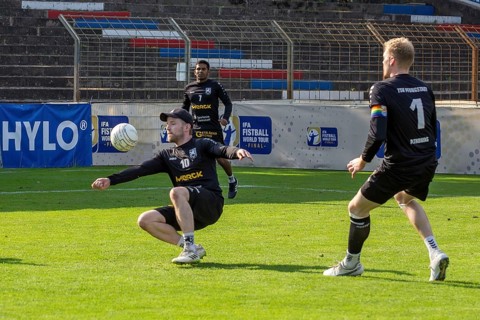 Fistball: TSV Pfungstadt against TV Käfertal (IFA 2024 Fistball World Tour Finals Mannheim,
