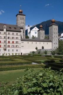 Stockalper Castle in Brig, Valais, Switzerland, Europe