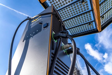 E-fuelling station on the site of the former Lohberg colliery in Dinslaken, 4 300 kW fast-charging