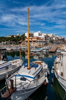 The harbour town of Portopetro, on the south-east coast, Majorca, Spain, Europe