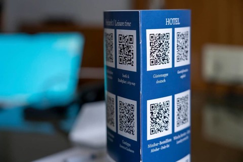 Digitalisation in the hotel, all the usual information on paper in the hotel room, such as guest