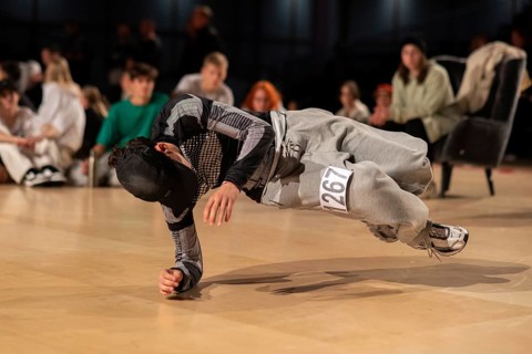 Young dancer, official World Championships in Breakdance, World Cup in Hip-Hop, 2024, Magdeburg,