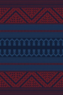 Traditional Palestinian Tatreez, seamless pattern vector template