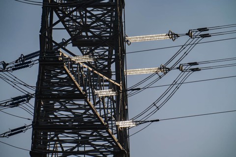380 kV system, switchgear, from the transmission system operator Amprion, in the Emscherbruch in