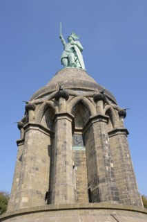 Hermann Monument by Ernst von Bandel, Detmold, Teutoburg Forest, North Rhine-Westphalia, Germany,