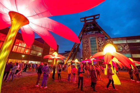 Extraschicht, the long night of industrial culture, cultural festival across the Ruhr region, 35
