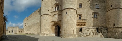 Palace of the Grand Masters, Rhodes Town, Rhodes, Dodecanese archipelago, Greek Islands, Greece,