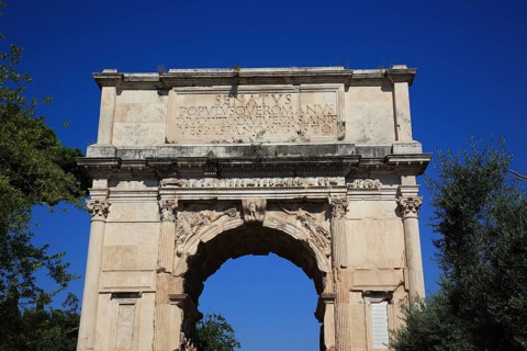 Arco di Tito, Arch of Titus, Arch of Triumph on Monte Palatino, Monte Palatino, Palatine Hill,