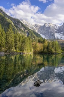 Lago Fusine, Tarvisio, Province of Udine, Italy, Europe