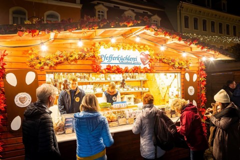 Pulsnitz Gingerbread Market, Pulsnitz, Saxony, Germany, Europe